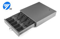 13 Inch POS Cash Drawer Small Metal Cash Box 4 Bill Adjustable And 5 Coin 330E