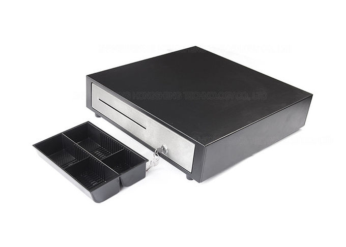 Μαύρη πλαστική λιανική διεπαφή συρταριών USB μετρητών με τη διαδρομή 4242P τροχαλιών